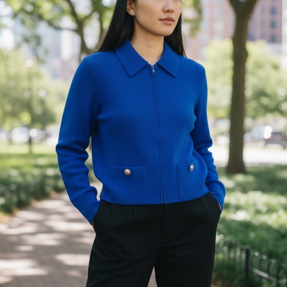 St. John Royal Blue Blazer